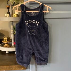 Disney Pooh Bear Dark Blue Romper